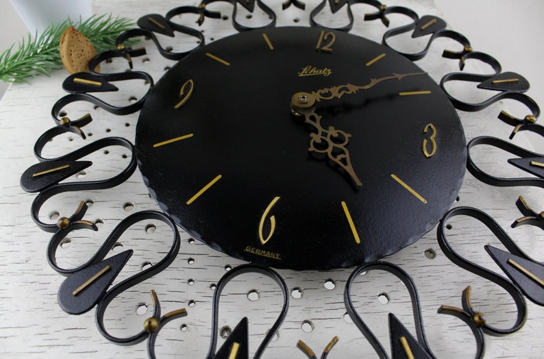 Vintage Clock SCHATZ From the 60s Wall Clock Clock Mid Century Kitchen