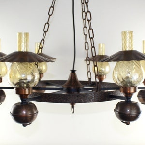 Extra Large 60s Hanging Lamp Ceiling Lamp Copper Lamps Ceiling Lamp