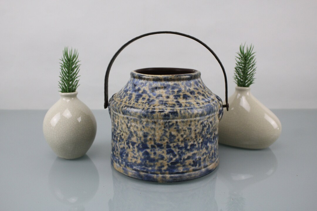 JASBA Ceramic Jug With Handle Jasba 5050 14 Handmade 70s JASBA Ceramic Jug With Handle Jasba 5050 14 Handmade 70s