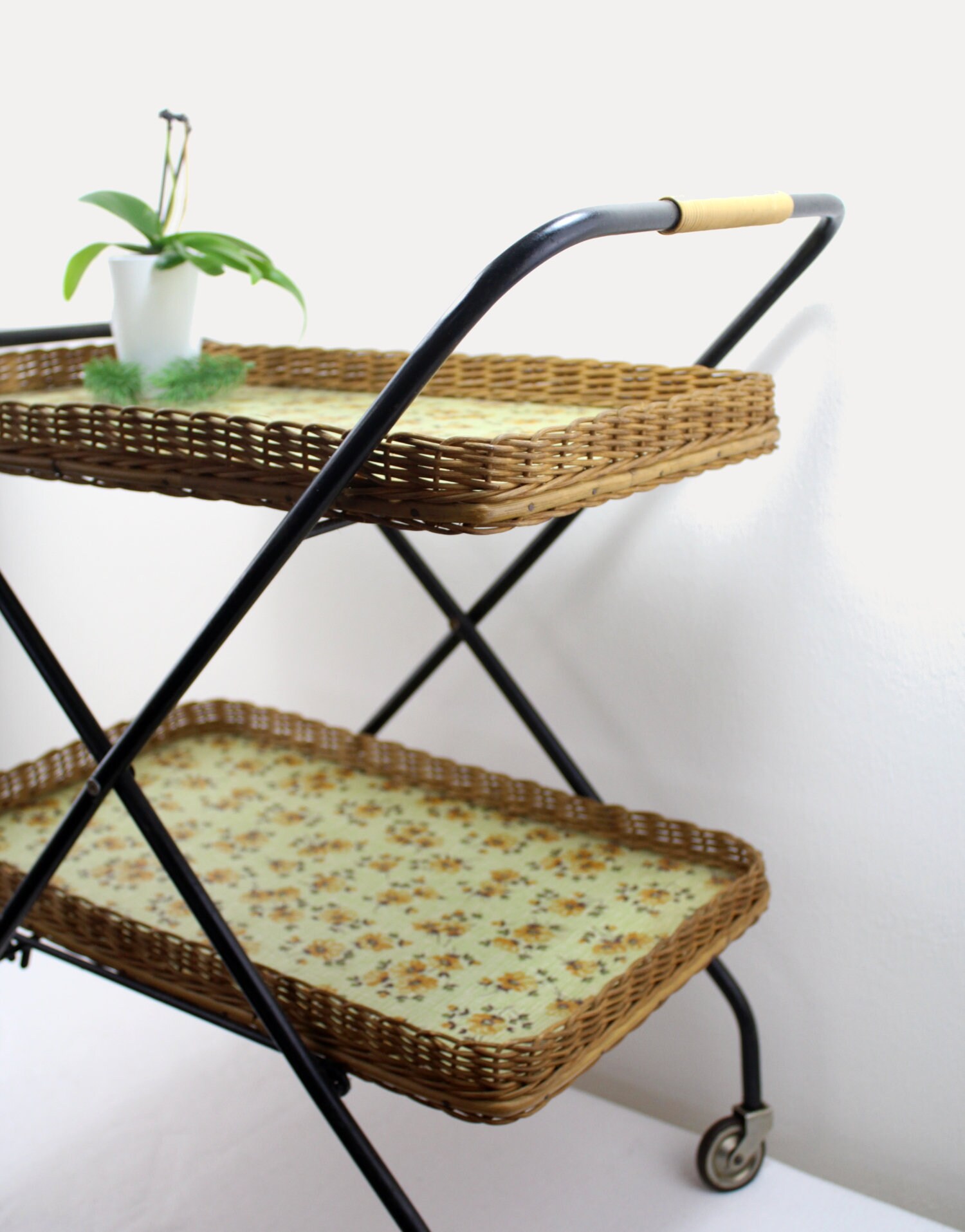 Tea Coffee Trolley Side Table Serving Trolley End 50s Vintage Etsy