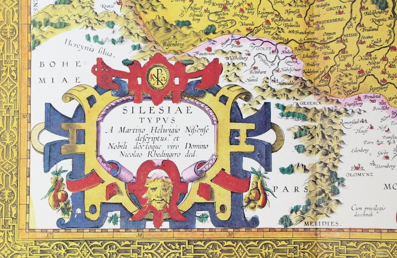 Old Map Wall Picture to Fold Vintage Antique Maps European Maps