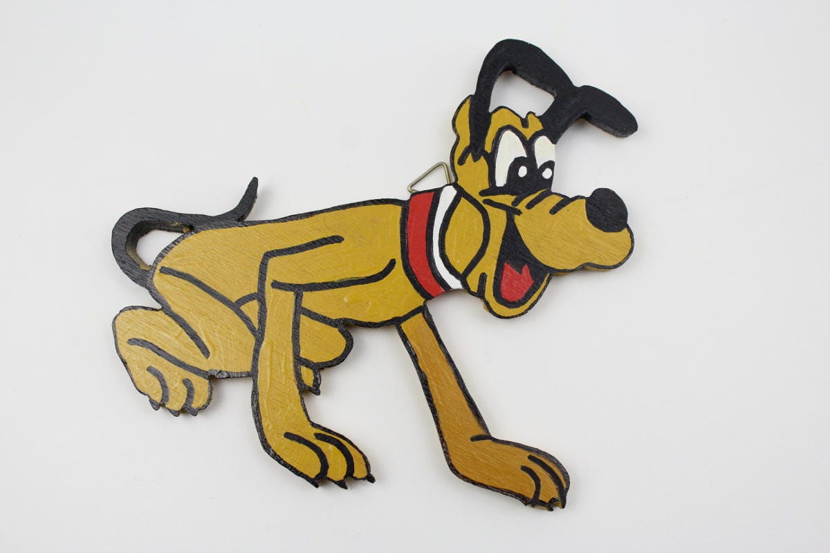 Pluto der Hund Micky Maus Donald Duck Mini Maus Wand Bild Etsy