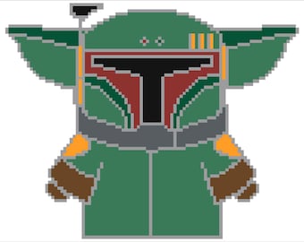 Baby Bounty cross-stitch