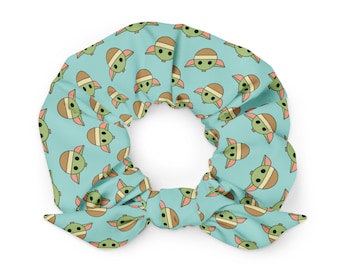 Blue Baby Bulb scrunchie