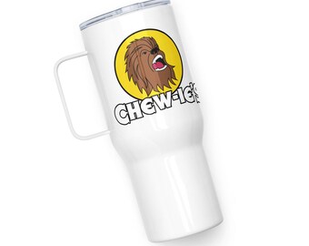 CHEW-IE'S travel tumbler with handle