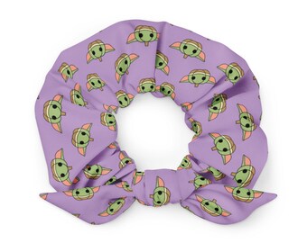 Purple Baby Pumpkin scrunchie