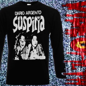 Dario Argento Suspiria UPDATED PRINT!! Pre-shrunk Cotton Long Sleeve Shirt SILKSCREENED