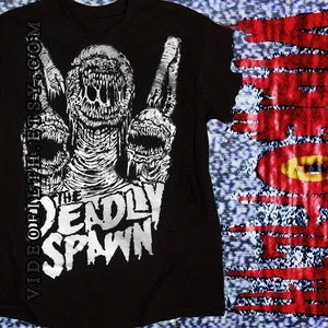 The Deadly Spawn Pre Shrunk Cotton Shirt Horror Sci-Fi