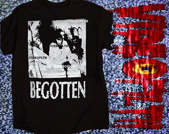 Begotten ***UPDATED DESIGN*** Pre Shrunk Cotton Shirt silk screen avant-garde silent film surrealist