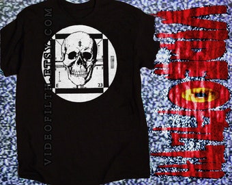Camisa de algodón preencogida Psychic TV Throbbing Gristle NO serigrafiada