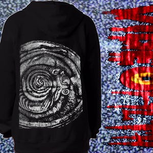 Uzumaki Zip Up Zipper Hoodie Japanese Manga Body Horror