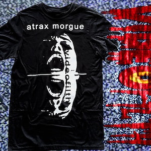 ATRAX MORGUE &quot;Paranoia&quot; **Updated Design** Pre Shrunk Cotton Shirt noise merzbow brighter death now NON death industrial power electronics
