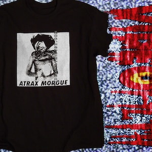 ATRAX MORGUE &quot;Mechanic Asphyxia&quot; Pre Shrunk Cotton Shirt merzbow brighter death now death industrial power electronics non