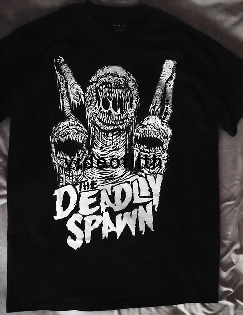 The Deadly Spawn Pre Shrunk Cotton Shirt Horror Sci-Fi image 2