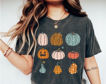 Pumpkin Patch Shirt, Fall Shirt, Pumpkins Shirt, Fall Tees for Women, Comfort Colors Shirt, Comfort Colors Fall Shirt, Autumn Shirt, T-Shirt