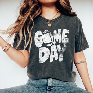 Comfort Colors Game Day Football Shirt, Gameday Shirt, Football Tee, Unisex Football Game Shirt, Football Season Tees, Distressed Vintage