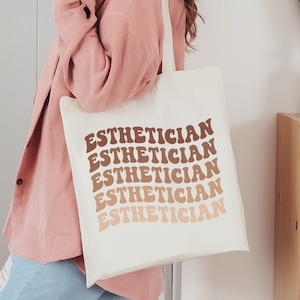 Esthetician Canvas Tote Bag
