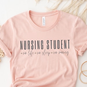 Nursing Student Shirt, Nursing Student Gift, Future Nurse Shirts, Nursing School Shirt, RN TShirt, Womens T-shirts, Nurse Shirt, RN Shirt