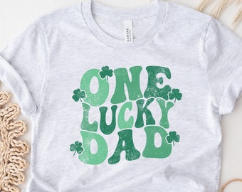 One Lucky Dad Shirt, Dad St. Patrick's Day Shirt, One Lucky Daddy Tee, Lucky Dad Top, St Patricks shirt for Dad