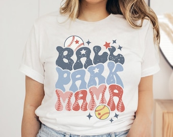 Ballpark Mama Shirt, Baseball Mama Shirt, Softball Mama Shirt, Baseball and Softball Mom Shirt, Ballpark Mom T-shirt, Baseball Tee, Softball