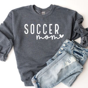Soccer Mom Sweatshirt, Soccer Mama Sweater, Soccer Mom Crewneck, Soccer Mom Shirt, Soccer Sweatshirt, Mama Sweatshirt, Mom Soccer Shirt