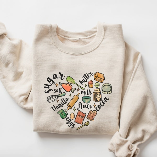 Baker Sweatshirt, Bakery Sweatshirt, Baker Gift, Baking Lover Gift, Baking Gifts, Baking Crewneck, Baking Shirts, Baker Shirt Baker Sweater