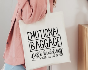 Emotional Baggage Canvas Tote Bag