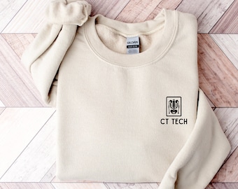 CT Tech Sweatshirt, CT Tech Crewneck, CT Technologist Gift, Ct Tech Shirt, Ct Tech Gifts