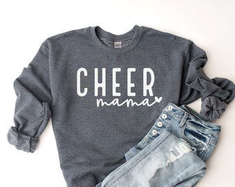 Cheer Mama Sweatshirt, Cheer Mom Sweatshirt, Cheer Mom Gift, Cheer Mama Crewneck, Cheer Mama Shirt, Cheer Mom Sweater