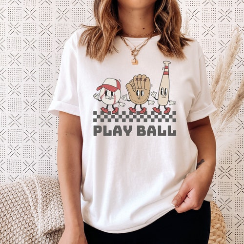 Play Retro Baseball Shirt Baseball Mom Shirt Baseball -