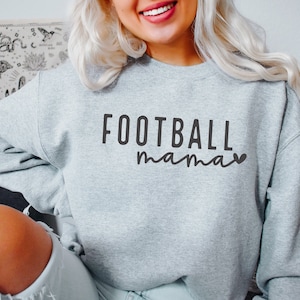 Football Mama Sweatshirt, Football Mom Sweater, Football Mama Shirt, Football Sweatshirt, Mama Sweatshirt, Mom Football Shirt, Trendy Mom