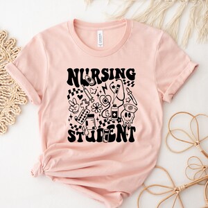 Nursing Student Shirt, Nursing Student Gift, Future Nurse Shirt, Nursing School Shirt, RN Shirt, Womens Nursing Student Tees image 3
