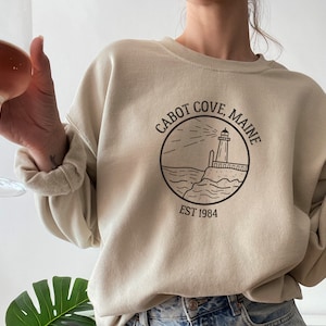 Cabot Cove Sweatshirt, Murder She Wrote Sweatshirt, Jessica Fletcher Sweatshirt, Cabot Cove Maine Shirt, Murder Mysteries Shirt, Maine Shirt bild 2