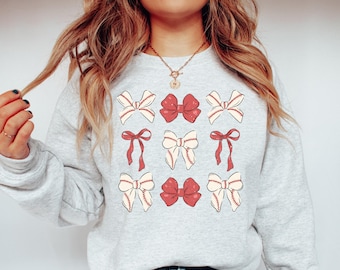 Baseball Bows Sweatshirt, Baseball Crewneck, Baseball Game Sweatshirt, Baseball Top, Baseball Mom Shirt, Baseball Mama Sweater, Gameday
