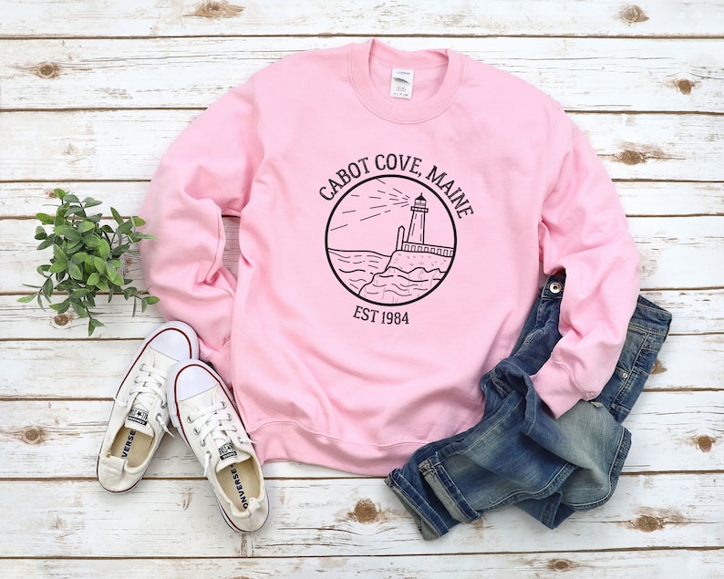 Cabot Cove Sweatshirt, Murder She Wrote Sweatshirt, Jessica Fletcher Sweatshirt, Cabot Cove Maine Shirt, Murder Mysteries Shirt, Maine Shirt bild 4