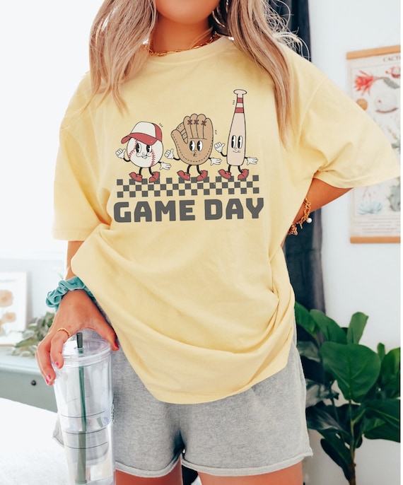 Baseball Game Day Shirt, Baseball Shirt, Comfort Colors Baseball Shirt, Baseball Mom Shirt, Baseball Mama Shirt, Baseball Game Tshirts, Tees