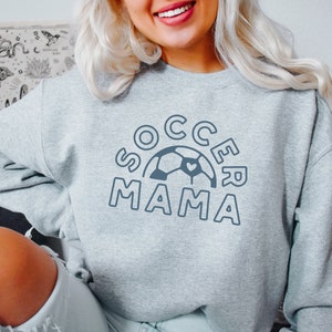 Soccer Mama Sweatshirt, Soccer Mom Crewneck, Soccer Sweatshirt, Sports Sweatshirts, Womens Soccer Crewneck Sweatshirt, Soccer Mom Gift