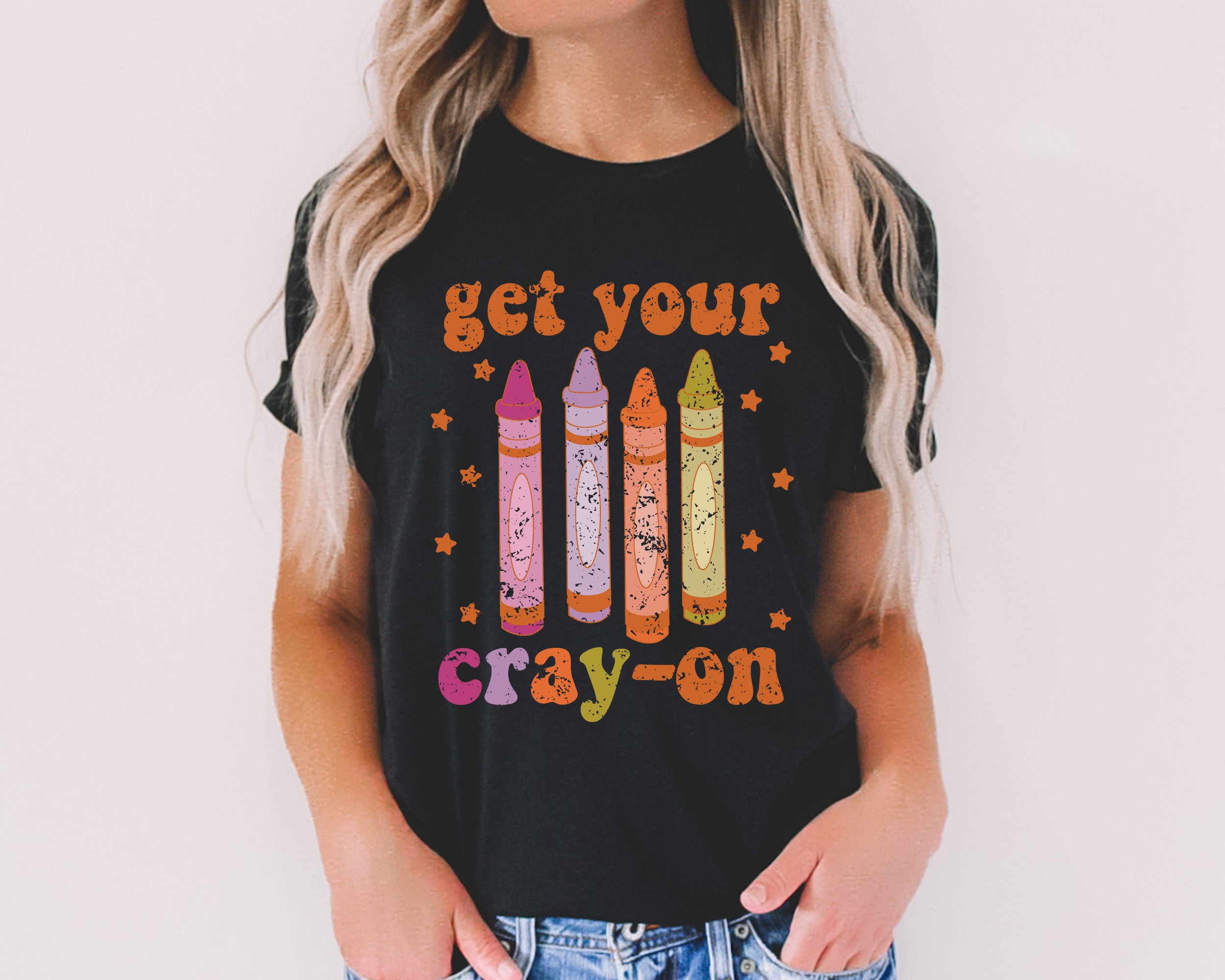 Let's Get Cray Cray Funny Grade School Crayon Box Quote Kids T-Shirt for  Sale by CRHPOD20