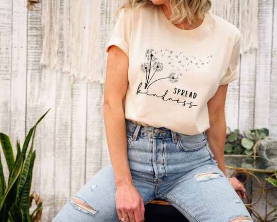 Spread Kindness Shirt, Kindness Tshirt, Teacher Shirt, Inspirational Shirt for Women, Kind Shirt, Be Kind Shirt, Kindness Tee, Boho Shirt