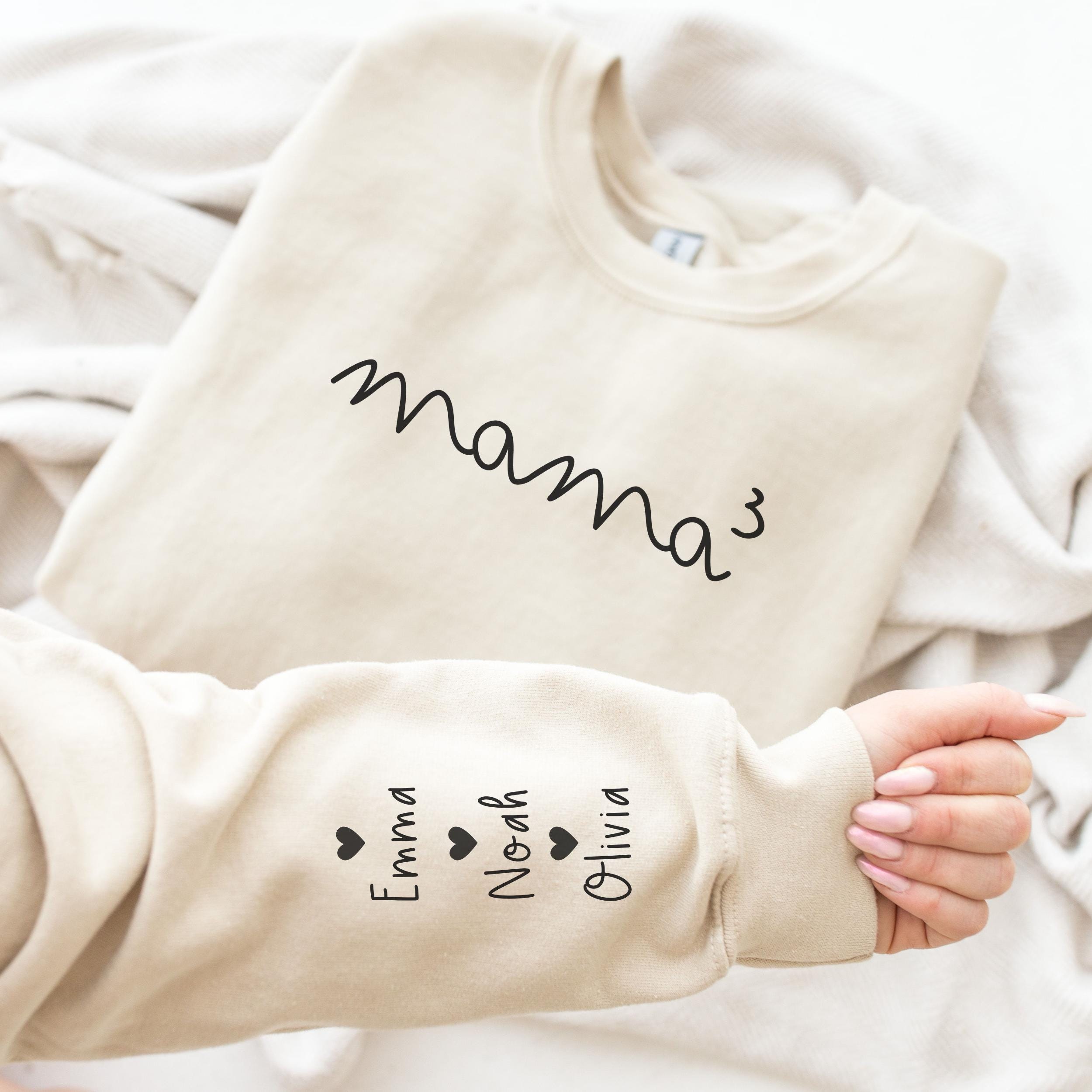 Mom of Three Sweatshirt - Etsy