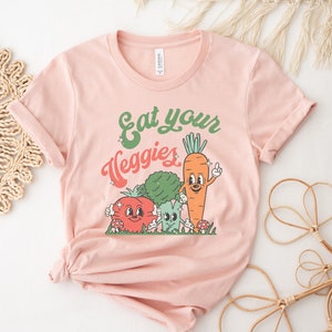 Eat Your Veggies Shirt, Retro Gardening Shirt, Gardener Shirt, Garden Shirts, Farmer Shirt, Farm TShirt, Gardening Gift, Plant Mom Shirts image 4