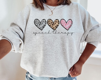 Speech Therapy Sweatshirt, Speech Therapy Crewneck, SLP Sweatshirt, Speech Therapist Sweatshirt, Speech Pathologist Sweatshirt, SLP Shirt