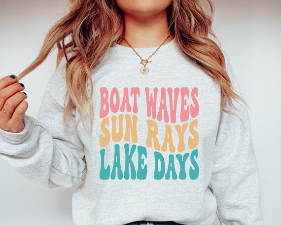 Boat Sweatshirt, Lake Sweatshirt, Boating Sweatshirt, Lake Life Sweatshirt, River Life Crewneck, Outdoorsy Sweatshirt, Camping Sweatshirt