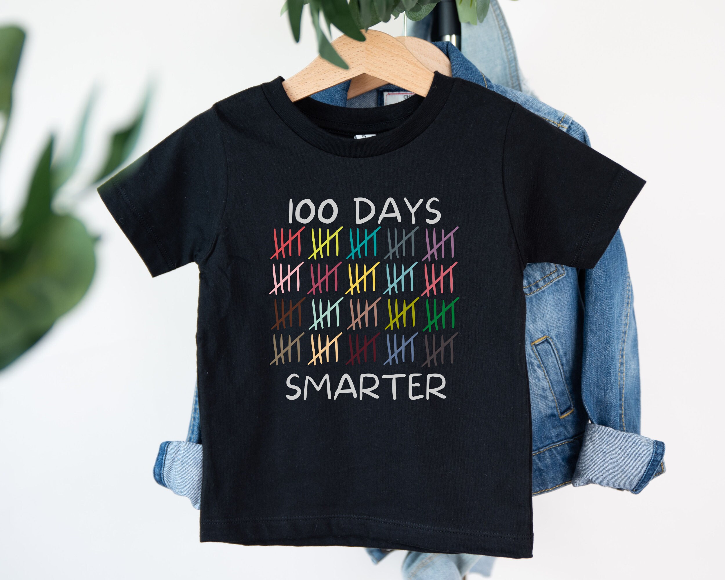 100th Day of School Shirt, 100 Days Smarter, Kids 100 Days of School T ...