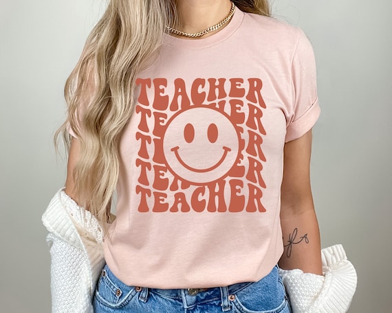 Teacher Cute Teacher Shirts Teacher Gift Teach - Etsy
