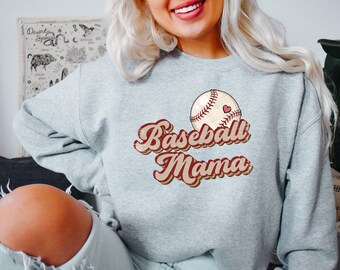 Baseball Mama Sweatshirt, Baseball Mom Sweater, Baseball Mama Shirt, Baseball Sweatshirt, Mama Sweatshirt, Mom Baseball, Trendy Mom Shirt