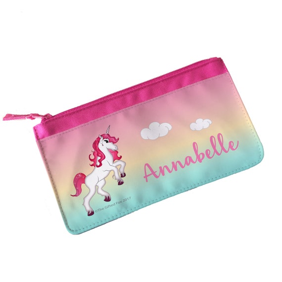 Personalised Unicorn Pencil Case Unicorn School Pencil Case 