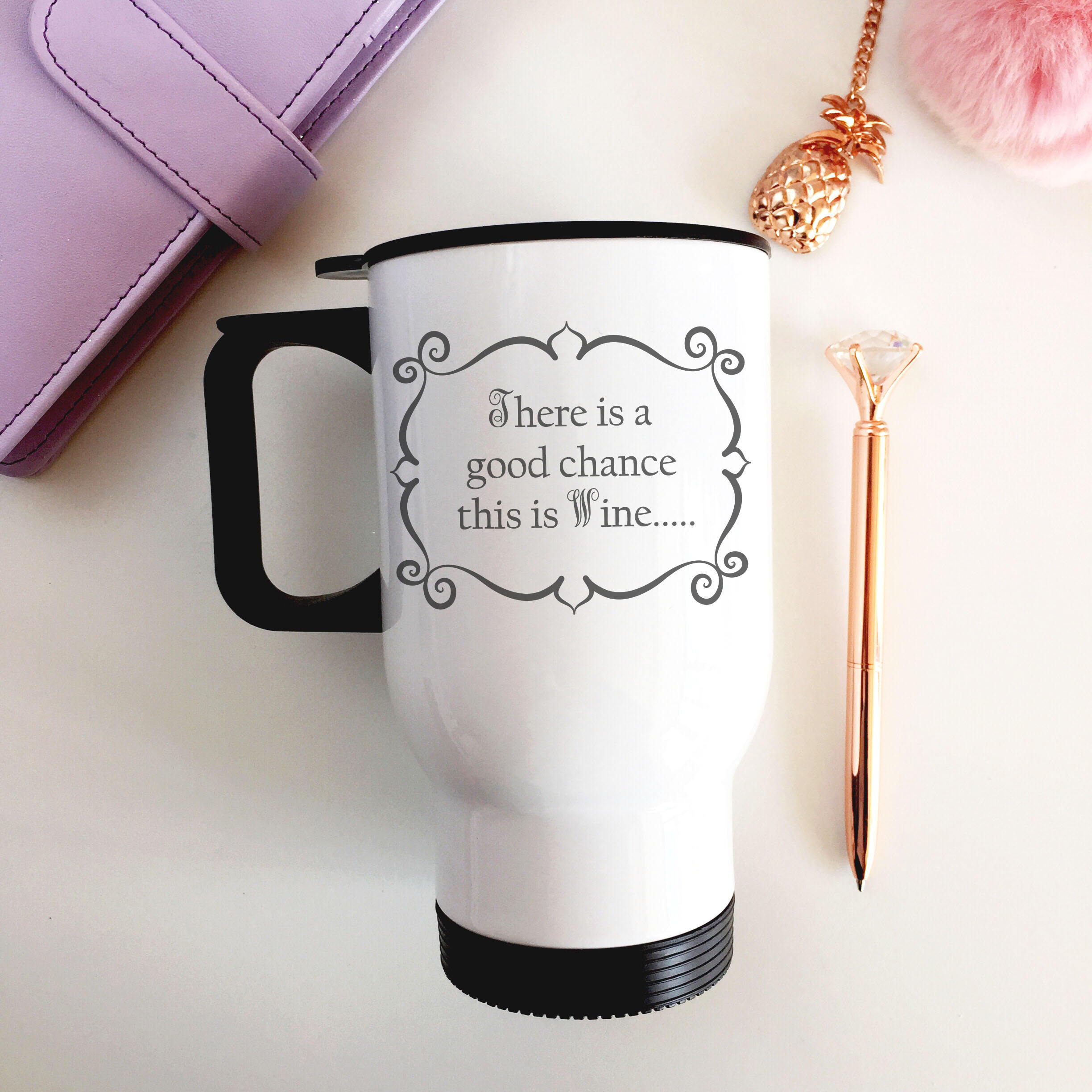 This could be Wine insulated Travel Mug wine travel mug Etsy