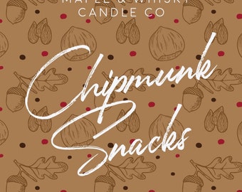 Chipmunk Snacks - Scented Jar Candle