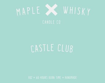 Castle Club - 8oz Jar - Disney Scented Candle